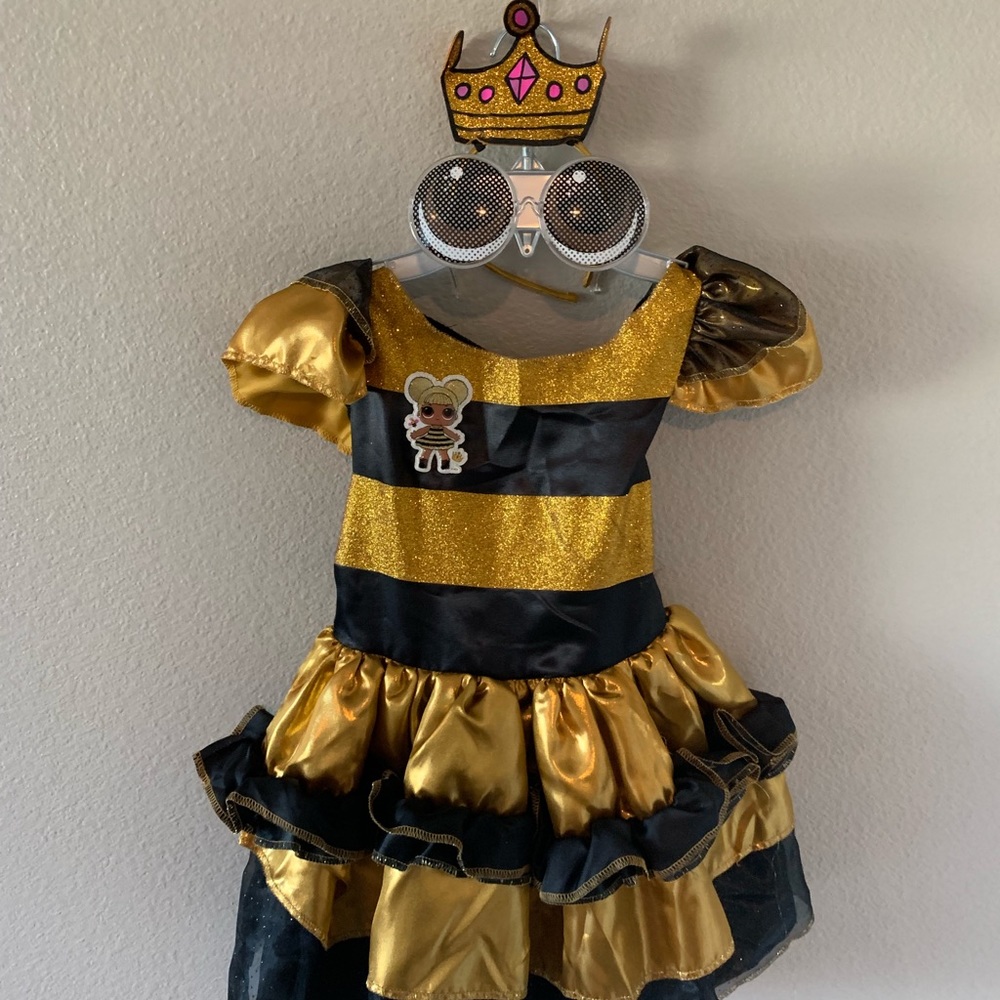 Girls Queen Bee Costume Deluxe - L.O.L. Surprise